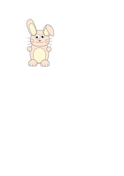 Konijntje clipart