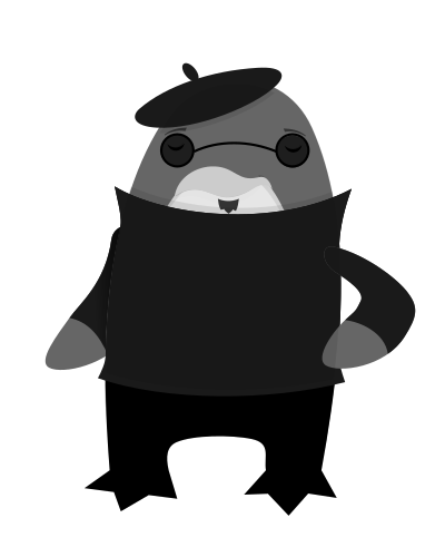 Korora-beatnik clipart
