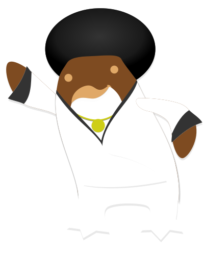 Korora-disco clipart