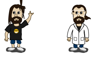 Korrekte Bekleidung im Labor clipart