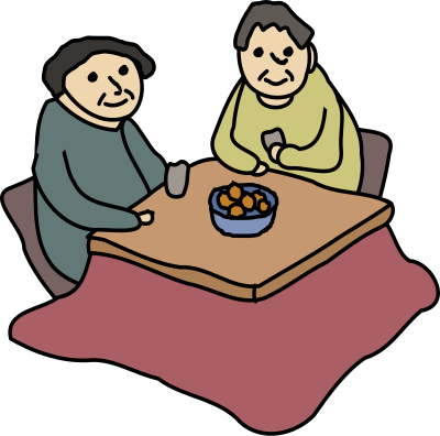 Kotatsu Heated Table clipart