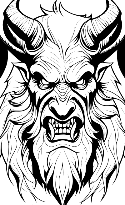 Krampus clipart