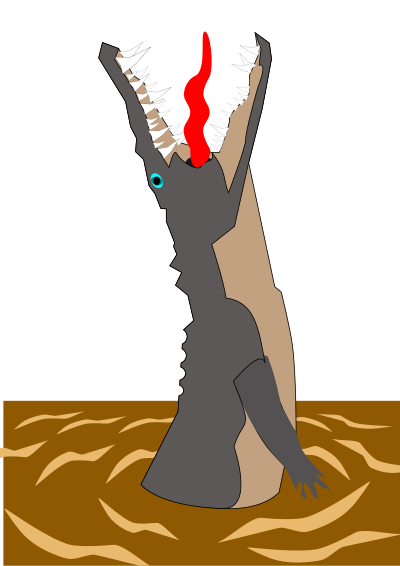 Krokodil clipart