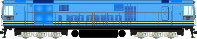 KTM Class 29 Locomotive clipart