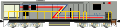 KTM YDM-Class Locomotive clipart