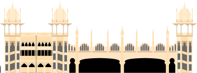 Kuala Lumpur Railway Station (south to north) clipart