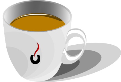 Kubek kawy (cup of coffee) clipart