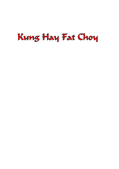 Kung Hay Fat Choy clipart