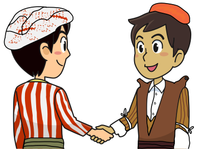 Kurdish Handshake clipart