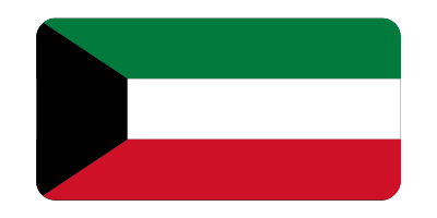 Kuwait flag (bevelled) clipart