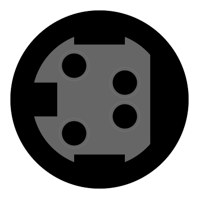 Kycon DC Connector clipart