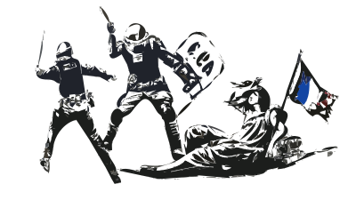 L etat matraquent la liberte clipart