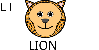 L for Lion clipart
