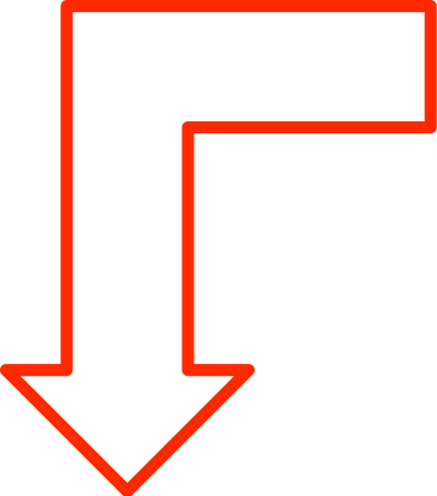 L-shaped arrow set 10 clipart