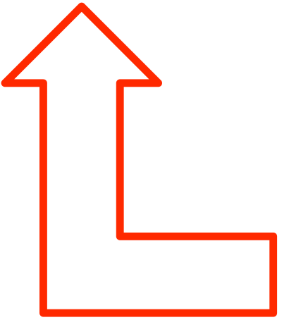 L-shaped arrow set 2 clipart