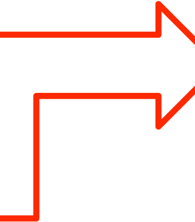 L-shaped arrow set 3 clipart