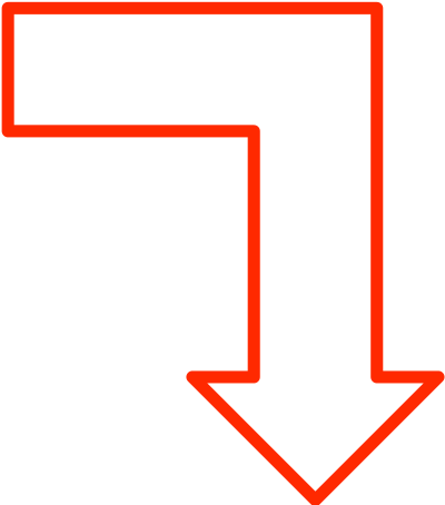 L-shaped arrow set 4 clipart