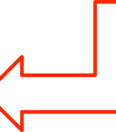 L-shaped arrow set 5 clipart