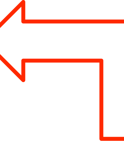 L-shaped arrow set 7 clipart