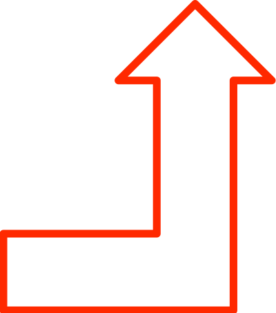 L-shaped arrow set 8 clipart