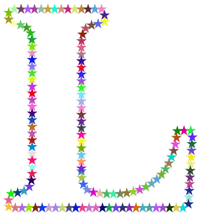 L Stars clipart