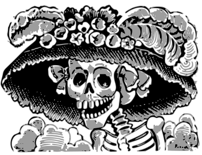 La Catrina clipart