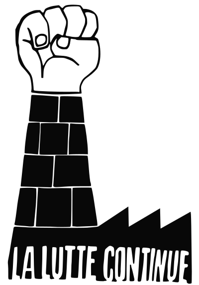 La lutte continue clipart