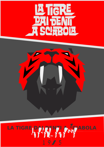 LA TIGRE DAI DENTI A SCIABOLA clipart