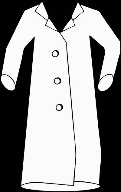Lab coat clipart