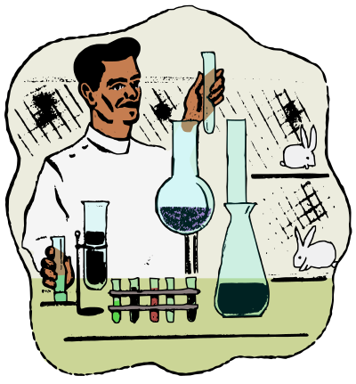 Lab Scientist - Colour clipart