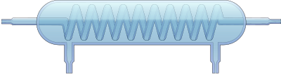 Laboratory spiral cooler clipart