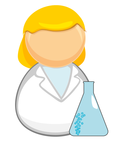 Laboratory worker clipart