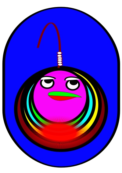 Lady Bomb clipart