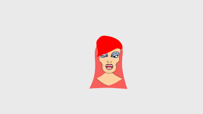 Lady bust clipart