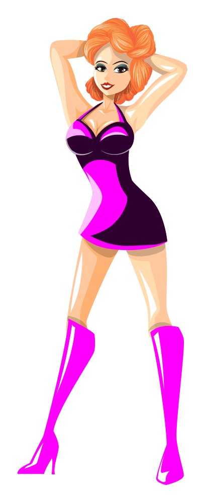 Lady filtered 2 clipart