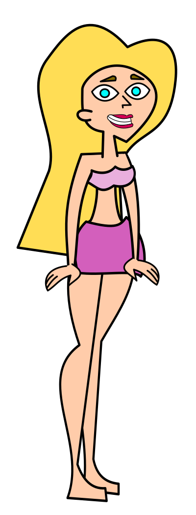 Lady in a Skirt - Isolated clipart