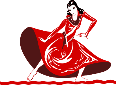 Lady in Red Dances - Remix clipart