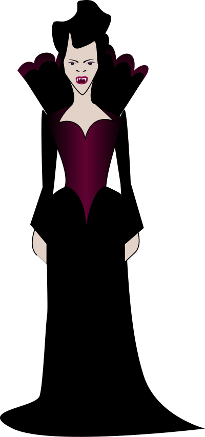 Lady Vampire clipart