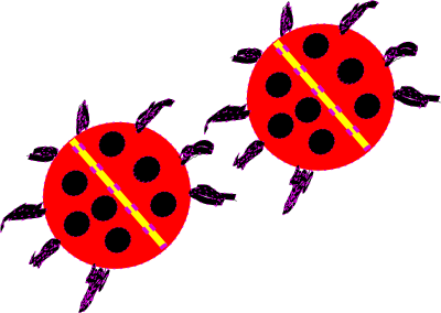 Ladybirds clipart