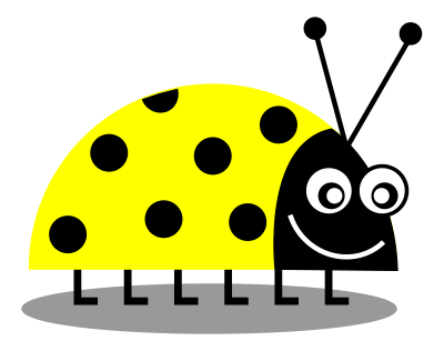 Ladybug Yellow clipart