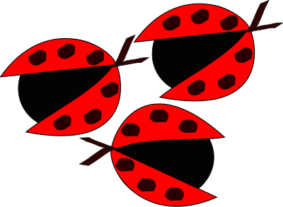 Ladybugs clipart