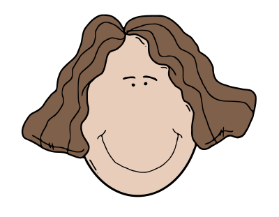 Ladyface3 clipart