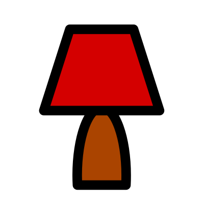 Lamp icon clipart