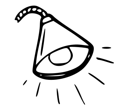 Lamp outline clipart