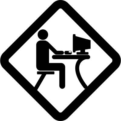 LAN-Party pictogram 2 clipart