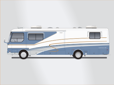 Land Yacht Motorhome clipart