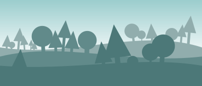 Landscape 3 depth levels clipart