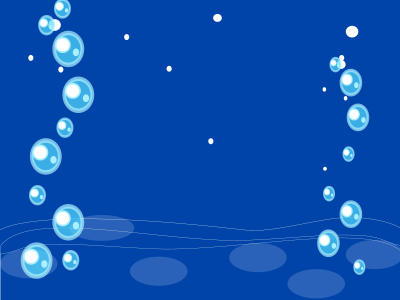 Landscape in water clipart