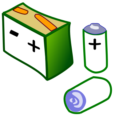 Laptop battery2 clipart