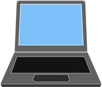 Laptop Bluescreen clipart